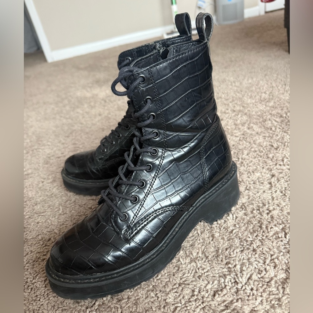 Steve Madden Ankle Leather Boots, size 7.5
